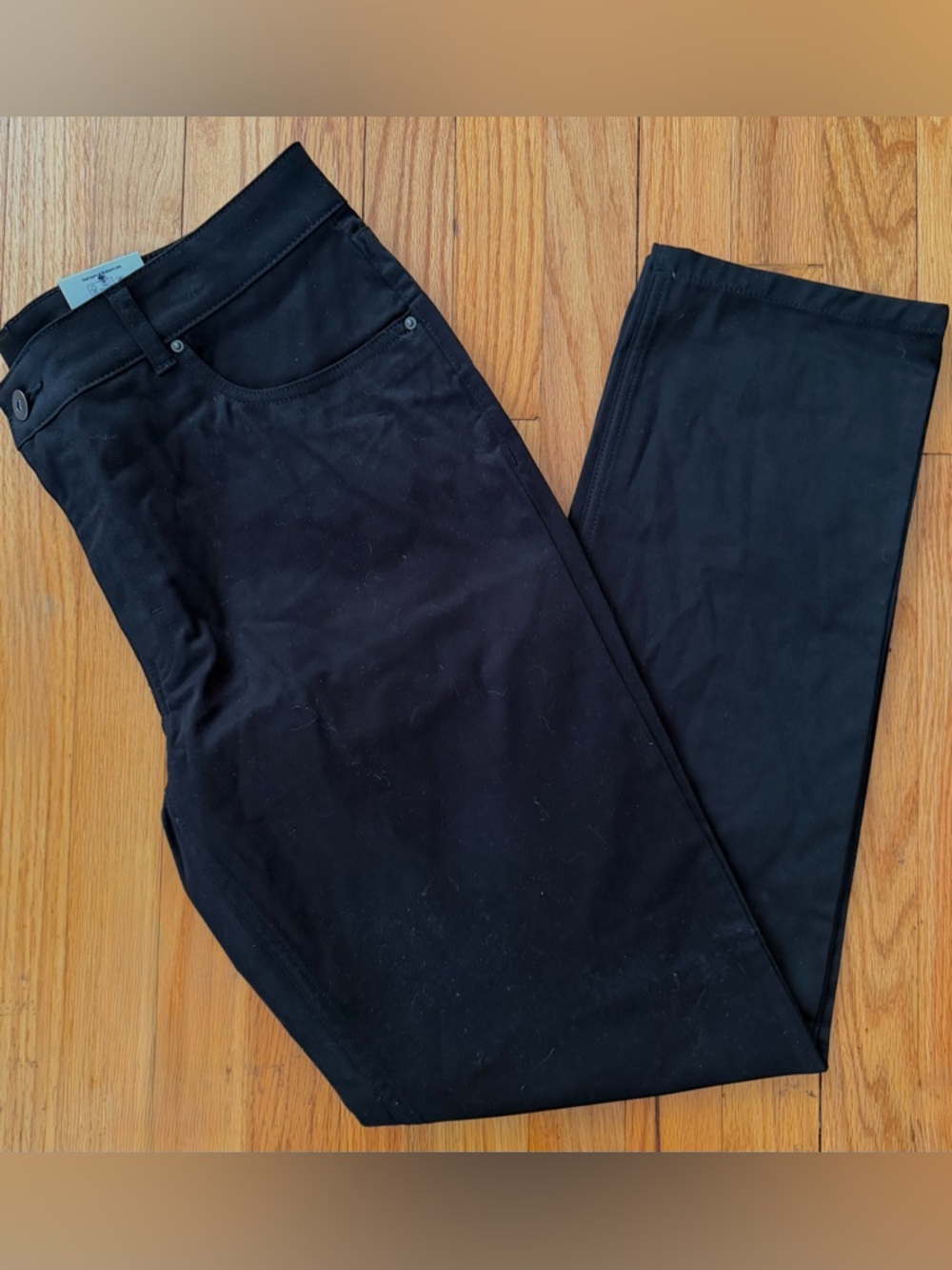 George brand mens Classic Black Straight-Leg Pants